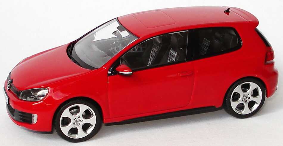 Foto 1:43 VW Golf VI GTI 3türig tornadorot Werbemodell Schuco 5K3099300Y3D