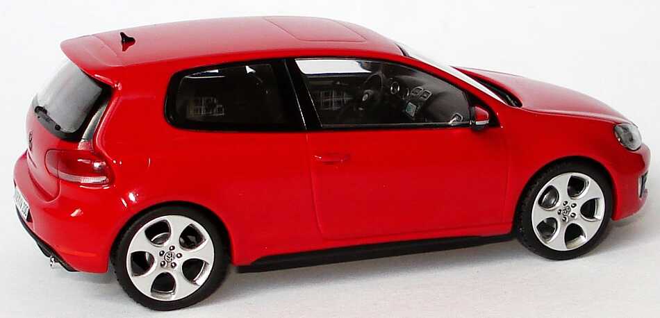 Foto 1:43 VW Golf VI GTI 3türig tornadorot Werbemodell Schuco 5K3099300Y3D