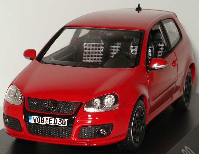 Foto 1:43 VW Golf V GTI Edition 30 tornadorot Werbemodell Norev 1K0099300CY3D