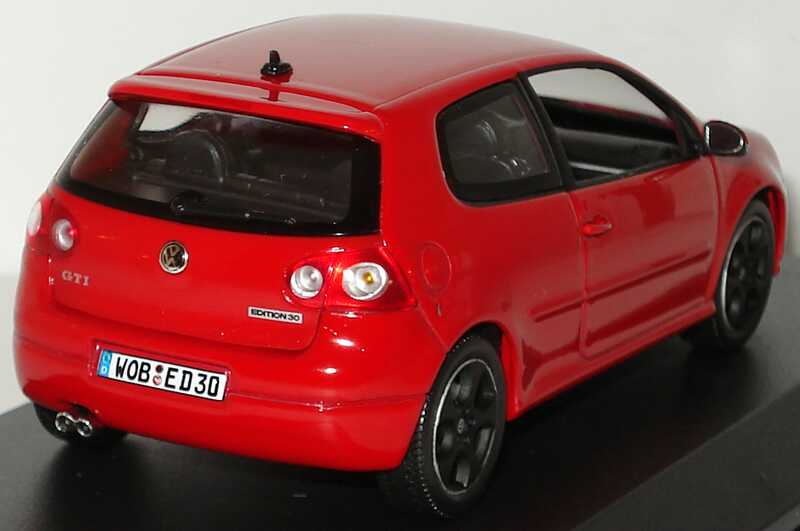 Foto 1:43 VW Golf V GTI Edition 30 tornadorot Werbemodell Norev 1K0099300CY3D