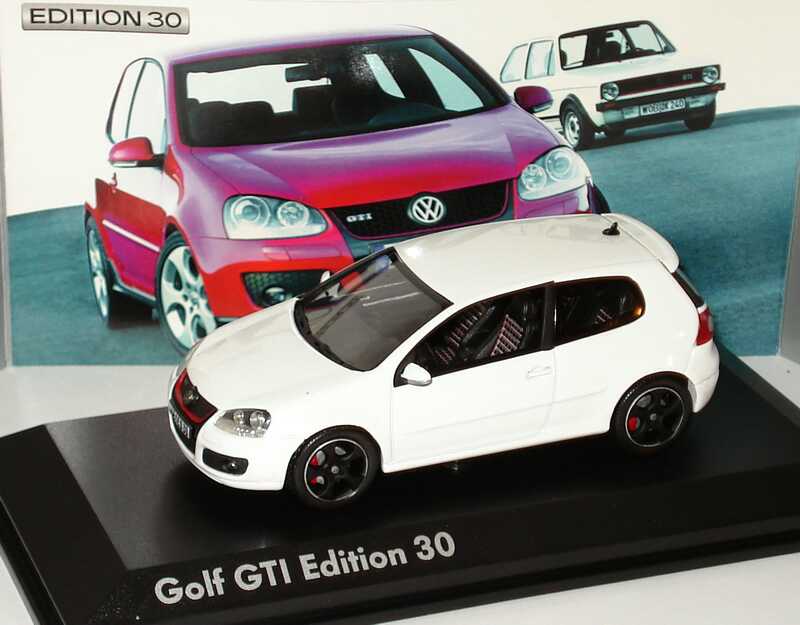 Foto 1:43 VW Golf V GTI Edition 30 weiß Werbemodell Norev 1K0099300CB9A