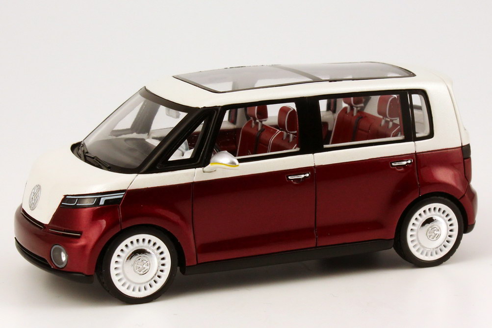 Foto 1:43 VW New Bulli concept rot-met./weiß-met. (Genfer Autosalon 2011)  Werbemodell Premium ClassiXXs 7E9099300BL9