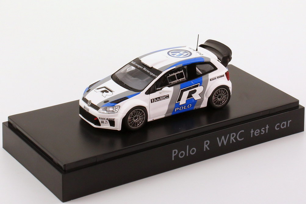 Foto 1:43 VW Polo R WRC 2011/2012 Test Car Werbemodell Spark 6C7099300AJVJ