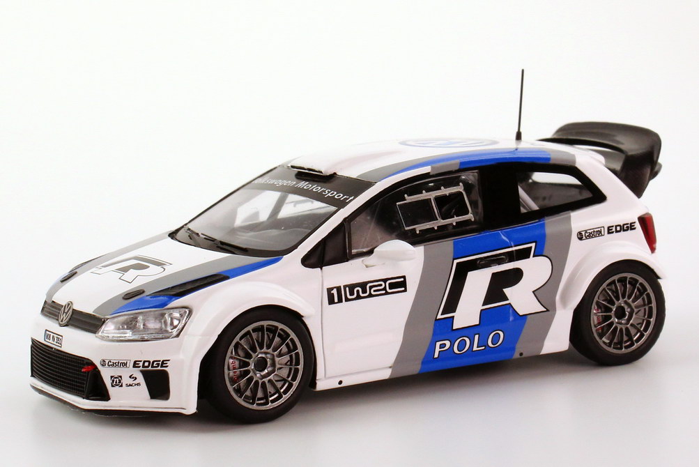 Foto 1:43 VW Polo R WRC 2011/2012 Test Car Werbemodell Spark 6C7099300AJVJ