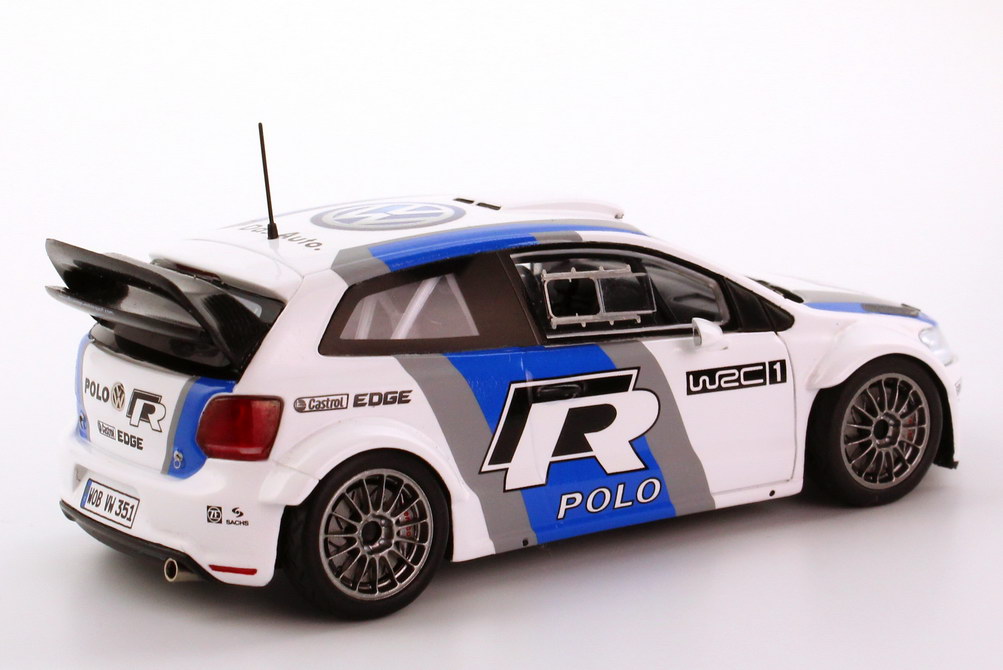 Foto 1:43 VW Polo R WRC 2011/2012 Test Car Werbemodell Spark 6C7099300AJVJ
