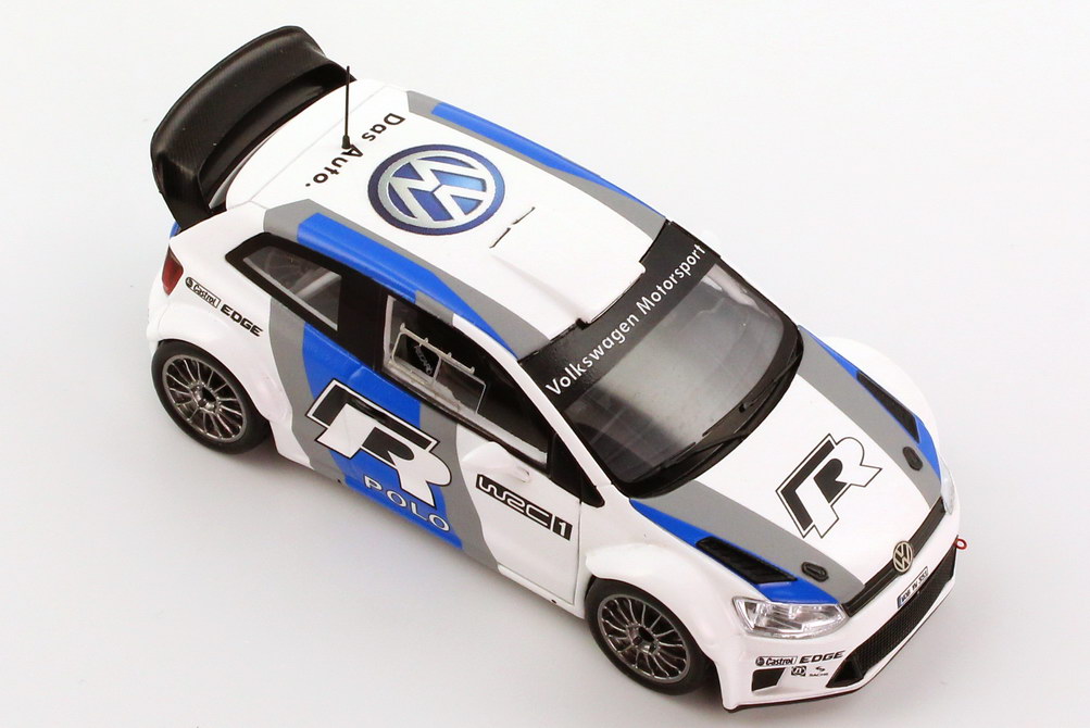 Foto 1:43 VW Polo R WRC 2011/2012 Test Car Werbemodell Spark 6C7099300AJVJ