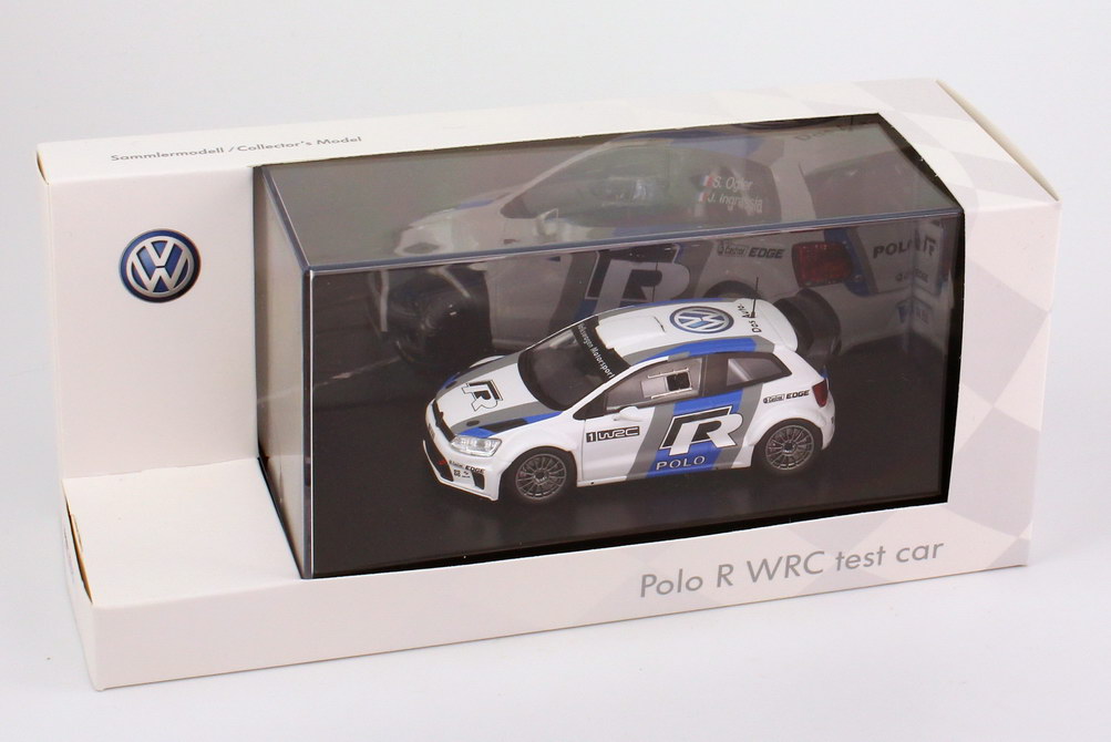 Foto 1:43 VW Polo R WRC 2011/2012 Test Car Werbemodell Spark 6C7099300AJVJ