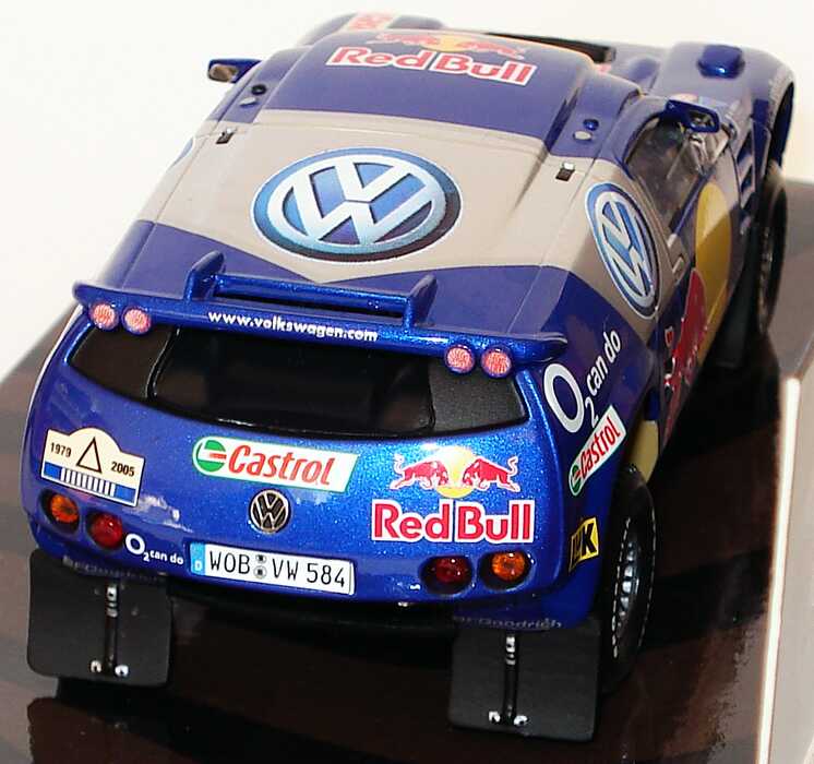 Foto 1:43 VW Race Touareg VW, Red Bull, O2 (Presentation Essen Motor Show 2004) (1 of 1056) Minichamps 436045300