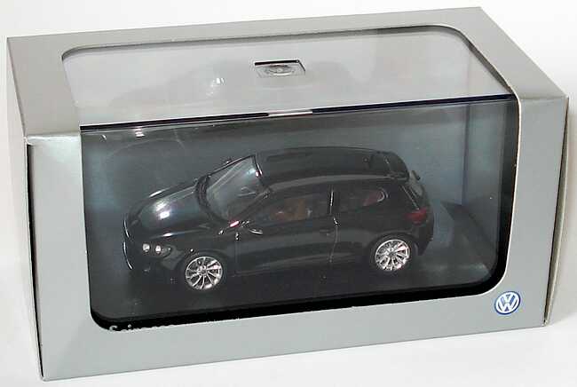 Foto 1:43 VW Scirocco III 2.0 TSI deepblackperleffekt Werbemodell Norev 1k8099300C9X