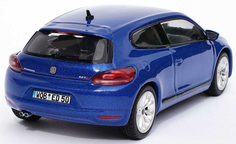 Foto 1:43 VW Scirocco III 2.0 TSI risingblue-met. Werbemodell Norev 1k8099300R5Z