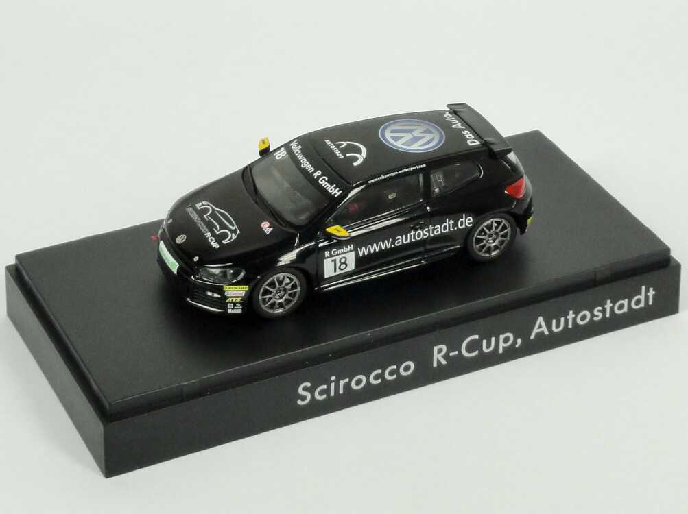 Foto 1:43 VW Scirocco III R-Cup 2010 www.autostadt.de Nr.18, Felix Tigges Werbemodell Spark 1K1099300D041