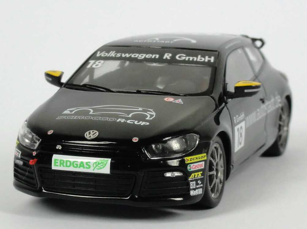 Foto 1:43 VW Scirocco III R-Cup 2010 www.autostadt.de Nr.18, Felix Tigges Werbemodell Spark 1K1099300D041