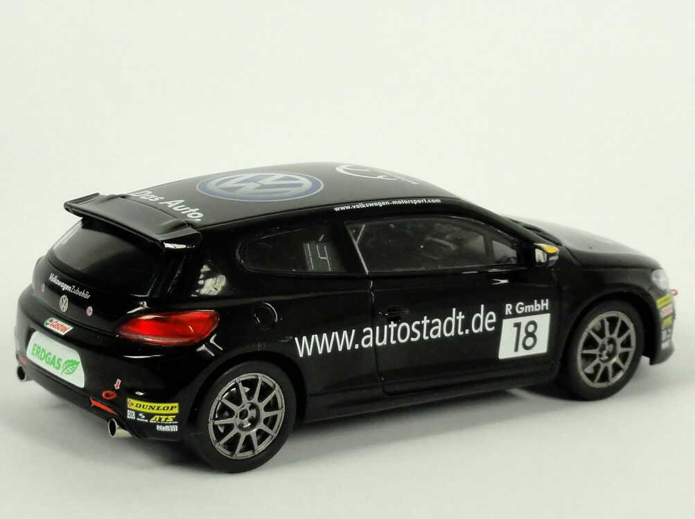 Foto 1:43 VW Scirocco III R-Cup 2010 www.autostadt.de Nr.18, Felix Tigges Werbemodell Spark 1K1099300D041