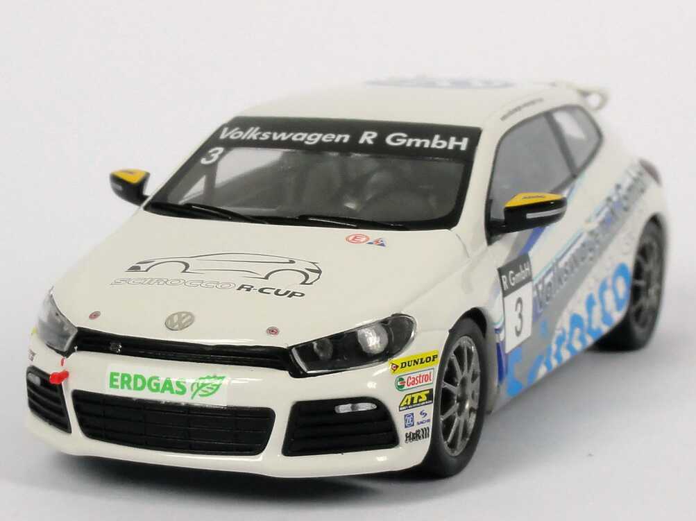 Foto 1:43 VW Scirocco III R-Cup 2010 Volkswagen R GmbH Nr.3, Sönke Schmid Werbemodell Spark 1K1099300084