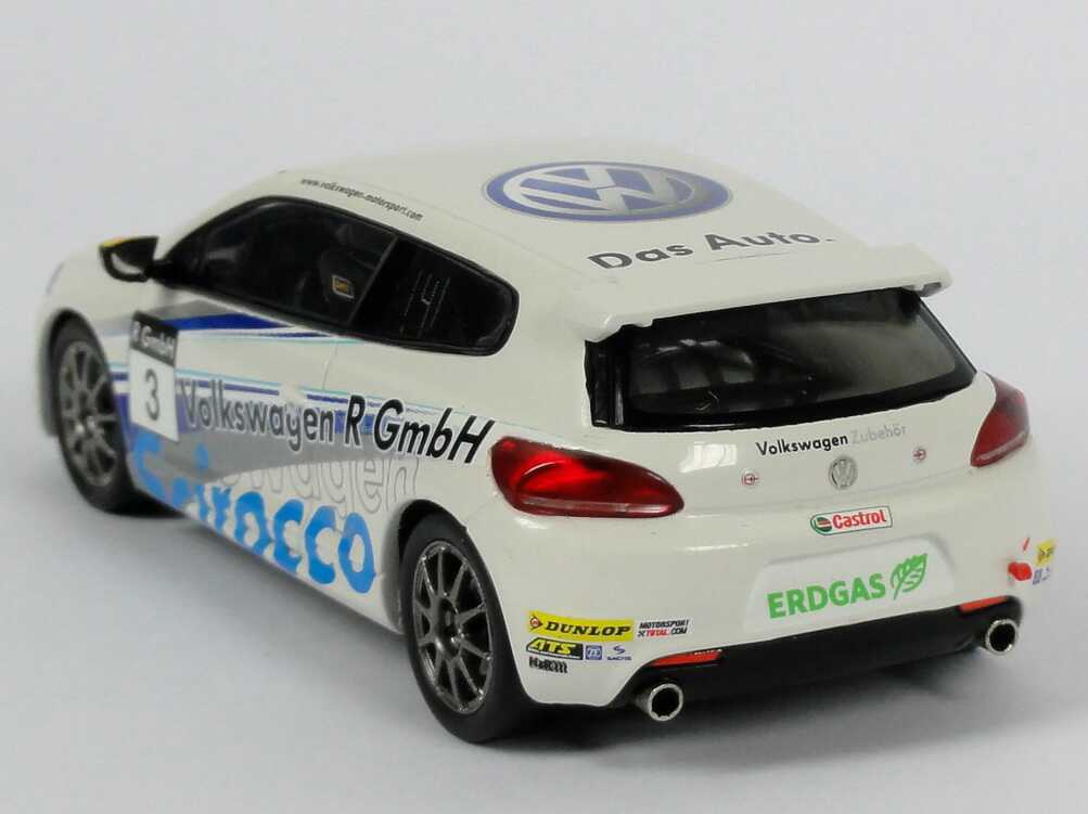 Foto 1:43 VW Scirocco III R-Cup 2010 Volkswagen R GmbH Nr.3, Sönke Schmid Werbemodell Spark 1K1099300084