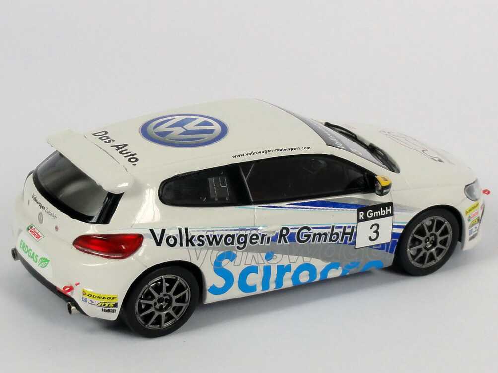 Foto 1:43 VW Scirocco III R-Cup 2010 Volkswagen R GmbH Nr.3, Sönke Schmid Werbemodell Spark 1K1099300084