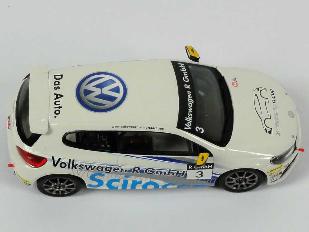 Foto 1:43 VW Scirocco III R-Cup 2010 Volkswagen R GmbH Nr.3, Sönke Schmid Werbemodell Spark 1K1099300084