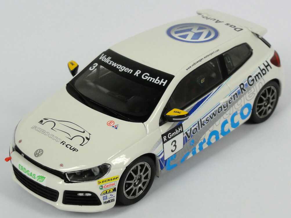 Foto 1:43 VW Scirocco III R-Cup 2010 Volkswagen R GmbH Nr.3, Sönke Schmid Werbemodell Spark 1K1099300084