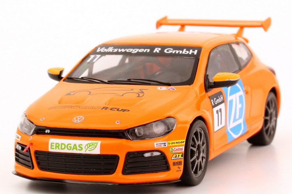 Foto 1:43 VW Scirocco III R-Cup 2012 ZF Sachs Nr.11 Werbemodell Spark 1K8099300MLUV