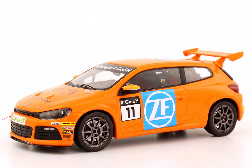 Foto 1:43 VW Scirocco III R-Cup 2012 ZF Sachs Nr.11 Werbemodell Spark 1K8099300MLUV