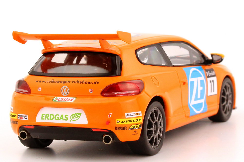 Foto 1:43 VW Scirocco III R-Cup 2012 ZF Sachs Nr.11 Werbemodell Spark 1K8099300MLUV