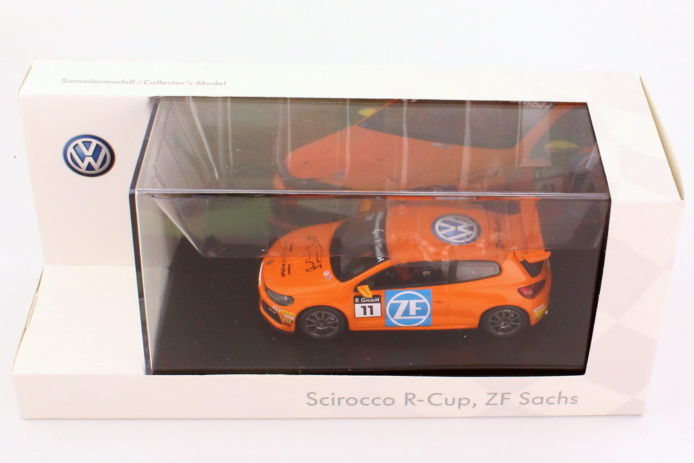 Foto 1:43 VW Scirocco III R-Cup 2012 ZF Sachs Nr.11 Werbemodell Spark 1K8099300MLUV