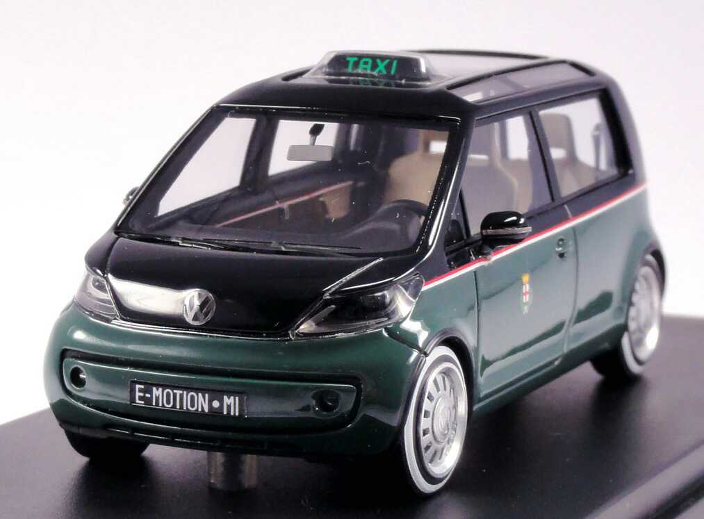 Foto 1:43 VW Studie UP! Taxi grün, Hannover Messe 2010 Werbemodell Looksmart 1S1099300DJMC