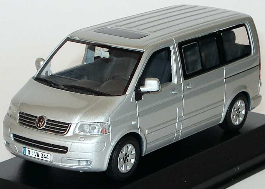VW T5 Multivan reflexsilber-met. Werbemodell Minichamps 7H0099300A7W in ...