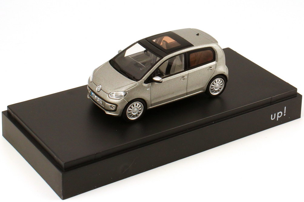 Foto 1:43 VW Up! 4-Türer dark-silver-met. Werbemodell Schuco 1S4099300B7W