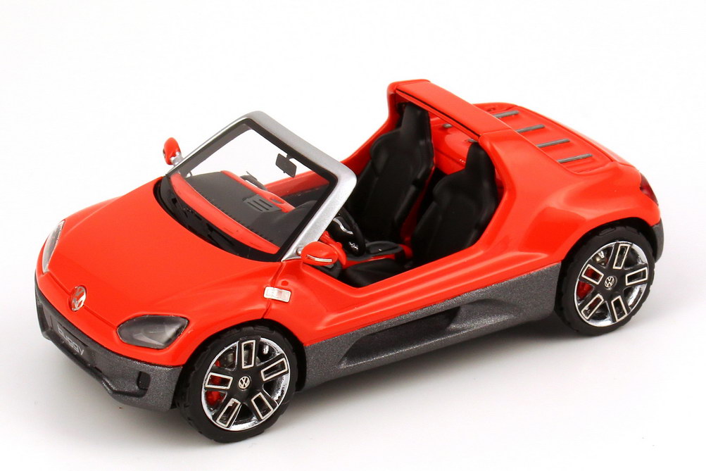 Foto 1:43 VW buggy up! hot-orange-met. Concept Car IAA 2011 - Werbemodell - No 500 of 500 - Looksmart 1S1099300HVSX