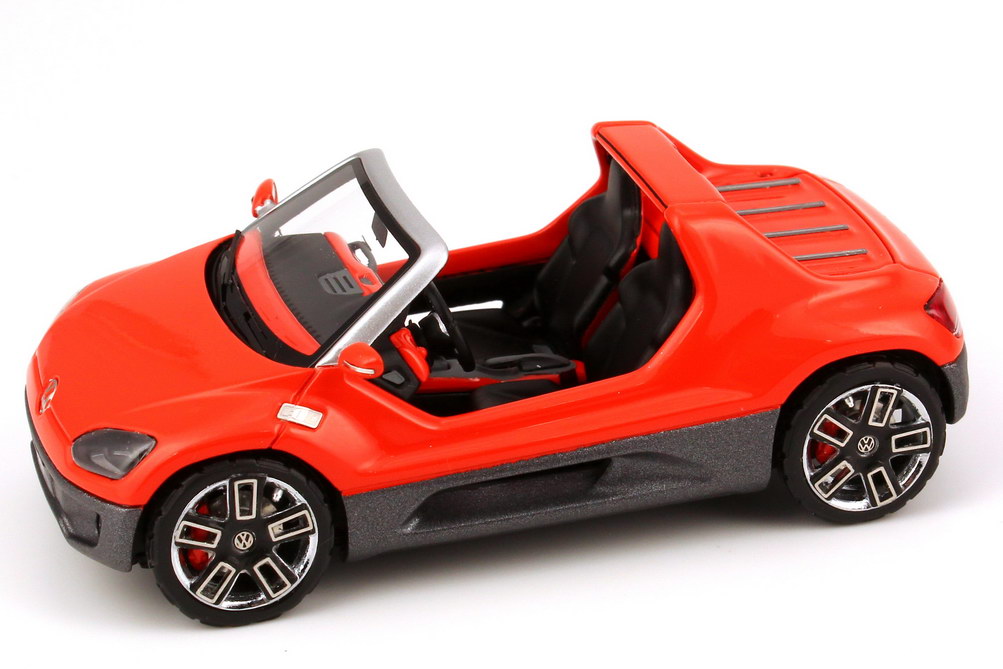 Foto 1:43 VW buggy up! hot-orange-met. Concept Car IAA 2011 - Werbemodell - No 500 of 500 - Looksmart 1S1099300HVSX