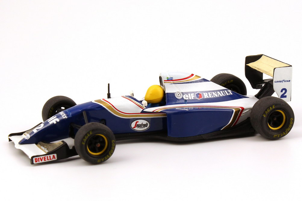 Foto 1:43 Williams Renault FW 16 Formel 1 1994 elf, Renault Nr.2, Ayrton Senna Onyx 202A