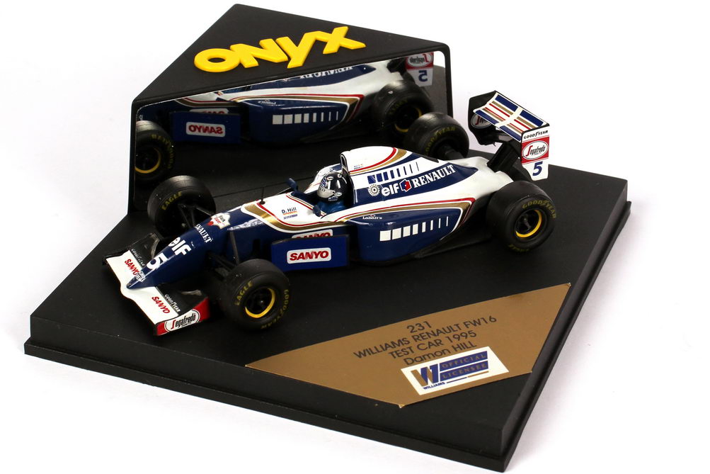 Foto 1:43 Williams Renault FW 16 Formel 1 1995 elf, Renault Nr.5, Damon Hill - Test Car Onyx 231
