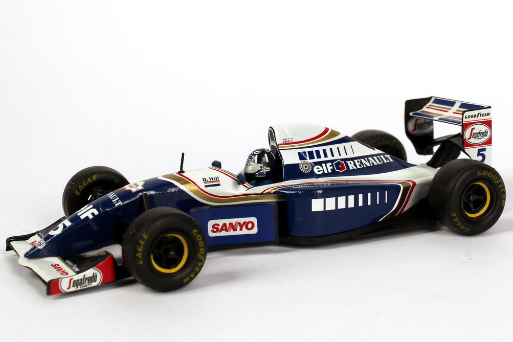 Foto 1:43 Williams Renault FW 16 Formel 1 1995 elf, Renault Nr.5, Damon Hill - Test Car Onyx 231