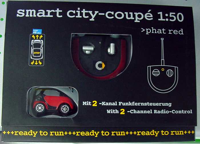 Foto 1:50 RC-Modell MCC Smart City-Coupé phat-red Werbemodell 0016949V001C36Q00