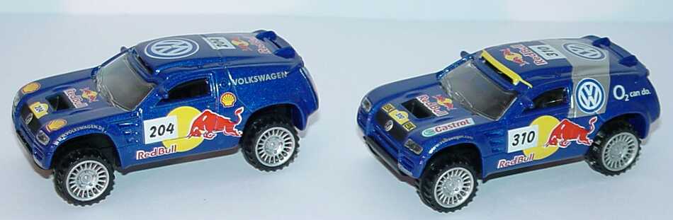 Foto 1:55 Race Touareg Set-Packung (Race Touareg Nr. 204 (2004) + Nr.310 (2005)) Werbemodell Norev 7L0099305DPDS