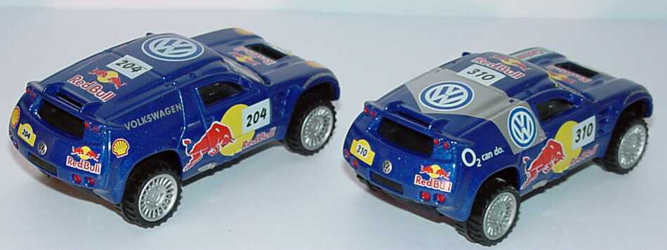 Foto 1:55 Race Touareg Set-Packung (Race Touareg Nr. 204 (2004) + Nr.310 (2005)) Werbemodell Norev 7L0099305DPDS