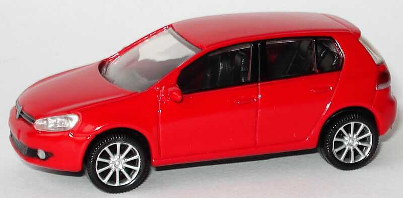 Foto 3Inch 1:57 VW Golf VI 5türig tornadorot Werbemodell Norev 5K0099305