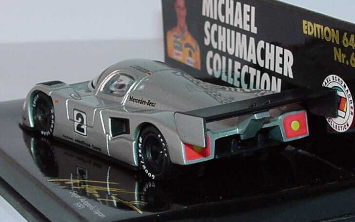 Foto 1:64 Mercedes-Benz C 291 Sportwagen-WM 1991 Nr.2, Wendlinger/Schumacher Sieger Autopolis/Japan 1991 (Michael Schumacher Collection) Paul´s Model Art MSC641105