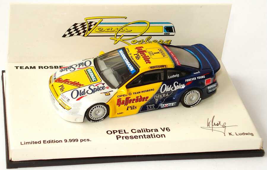 Foto 1:64 Opel Calibra V6 DTM 1995 Rosberg, Old Spice, Hasseröder Nr.1, Ludwig  (Präsentation) Paul´s Model Art 640954191