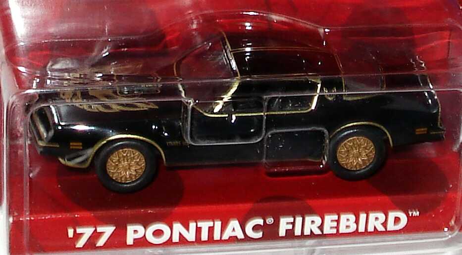 Foto 1:64 Pontiac Firebird Trans Am (1977) schwarz/gold (Reel Rides, Movie: Smokey and the Bandit) Malibu International 09103