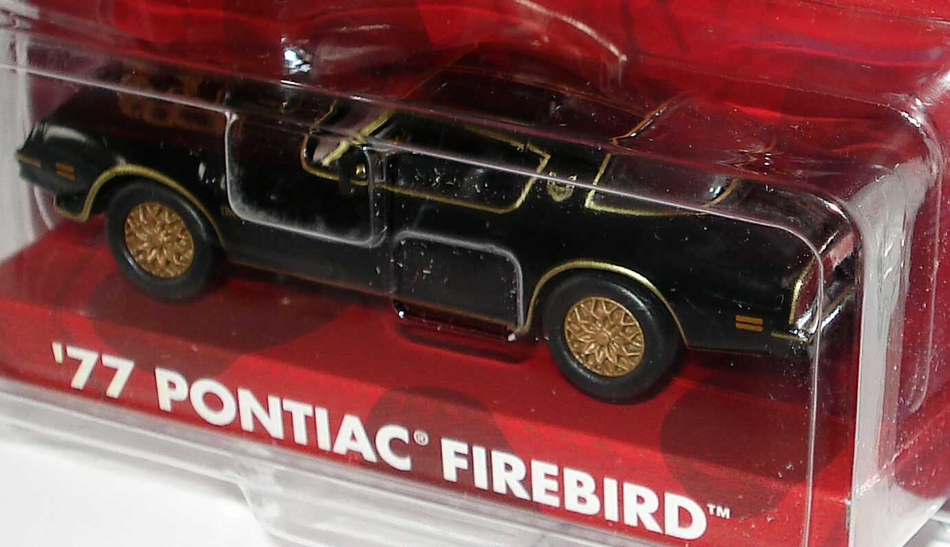 Foto 1:64 Pontiac Firebird Trans Am (1977) schwarz/gold (Reel Rides, Movie: Smokey and the Bandit) Malibu International 09103