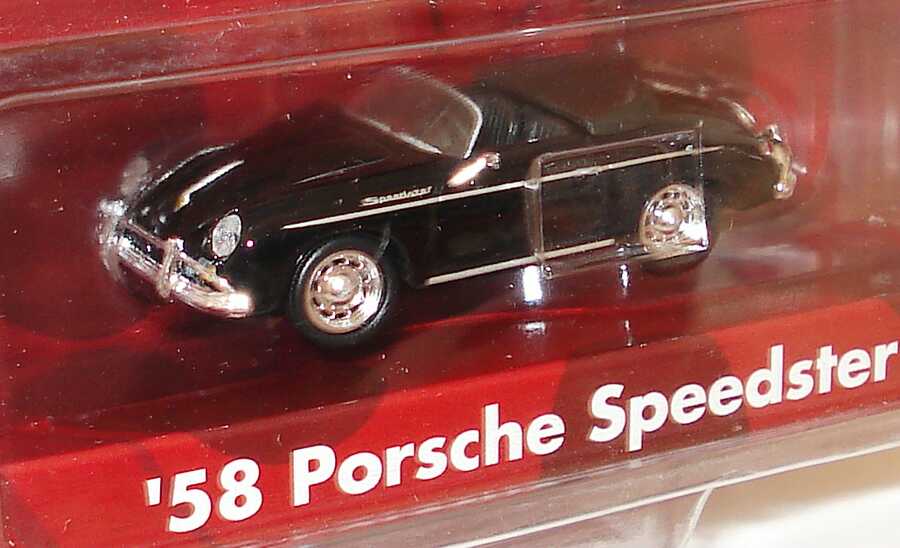 Foto 1:64 Porsche 356 Roadster (1958) schwarz (Reel Rides, Movie: Top Gun) Malibu International 09104