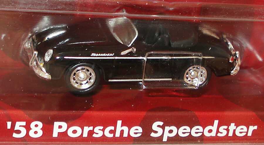 Foto 1:64 Porsche 356 Roadster (1958) schwarz (Reel Rides, Movie: Top Gun) Malibu International 09104