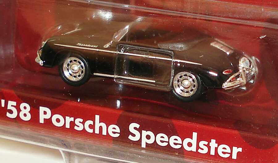 Foto 1:64 Porsche 356 Roadster (1958) schwarz (Reel Rides, Movie: Top Gun) Malibu International 09104