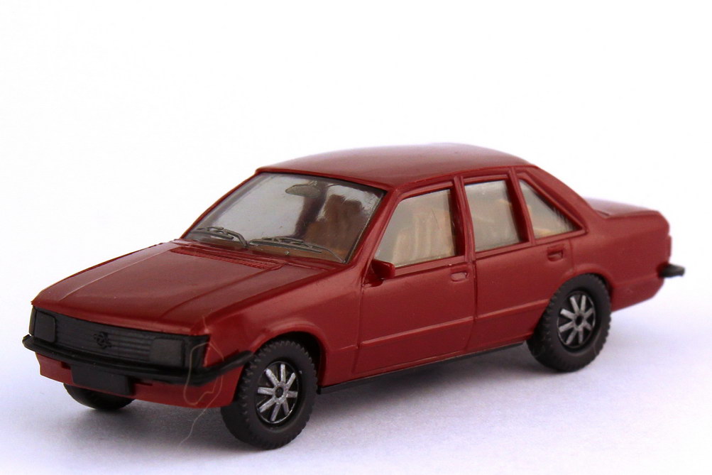 Foto 1:87 Opel Rekord E dunkelrot - herpa 2007