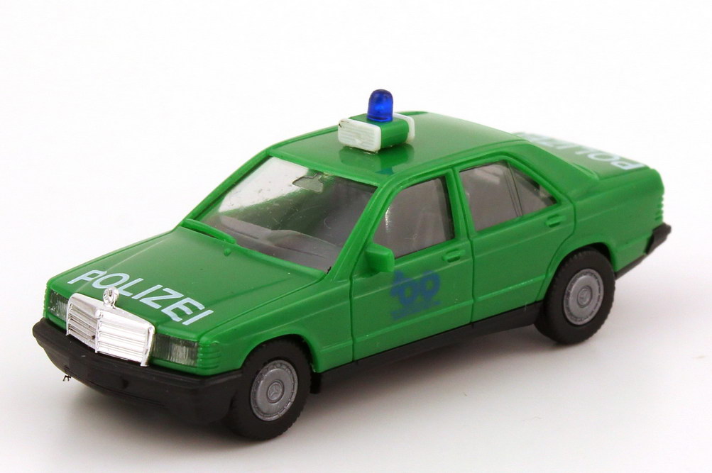 Foto 1:87 100 Jahre Automobil Daimler Benz 1886-1986 (Polizei-Fahrzeuge 190E, 207D Bus, LN2 814 PP) Werbemodell herpa 6840640500