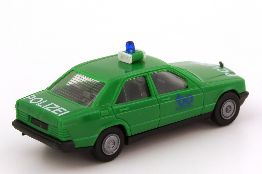 Foto 1:87 100 Jahre Automobil Daimler Benz 1886-1986 (Polizei-Fahrzeuge 190E, 207D Bus, LN2 814 PP) Werbemodell herpa 6840640500