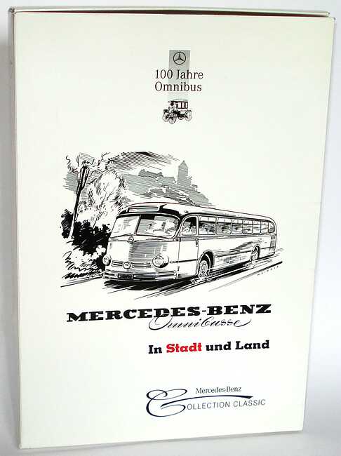 Foto 1:87 100 Jahre Omnibus - Mercedes-Benz Omnibusse in Stadt und Land Setpackung (Berliner Doppelstockbus + O 302 + O 305 + O 405) Werbemodell - Version Stadt Wiking
