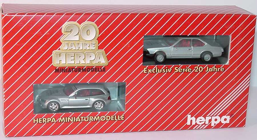 Foto 1:87 20 Jahre Herpa Setpackung BMW (BMW 633CSi + BMW Z3 M-Coupé) herpa 187497